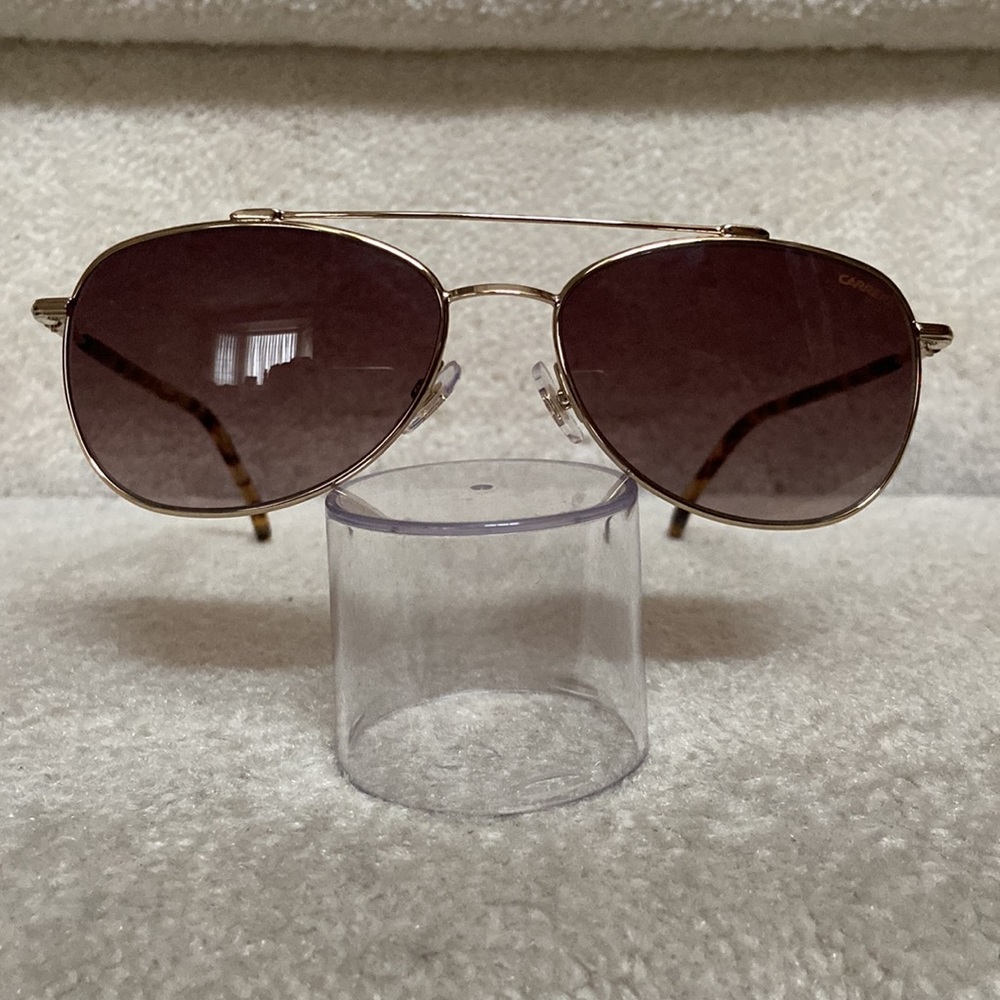 carrera unisex gold frame sunglasses